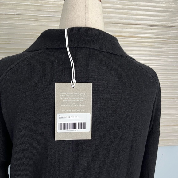 Everlane The Cashmere Polo Dress size S NWT - Picture 10 of 12
